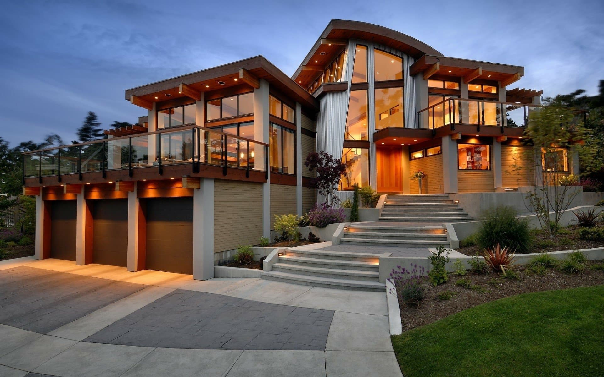 Modern property building
